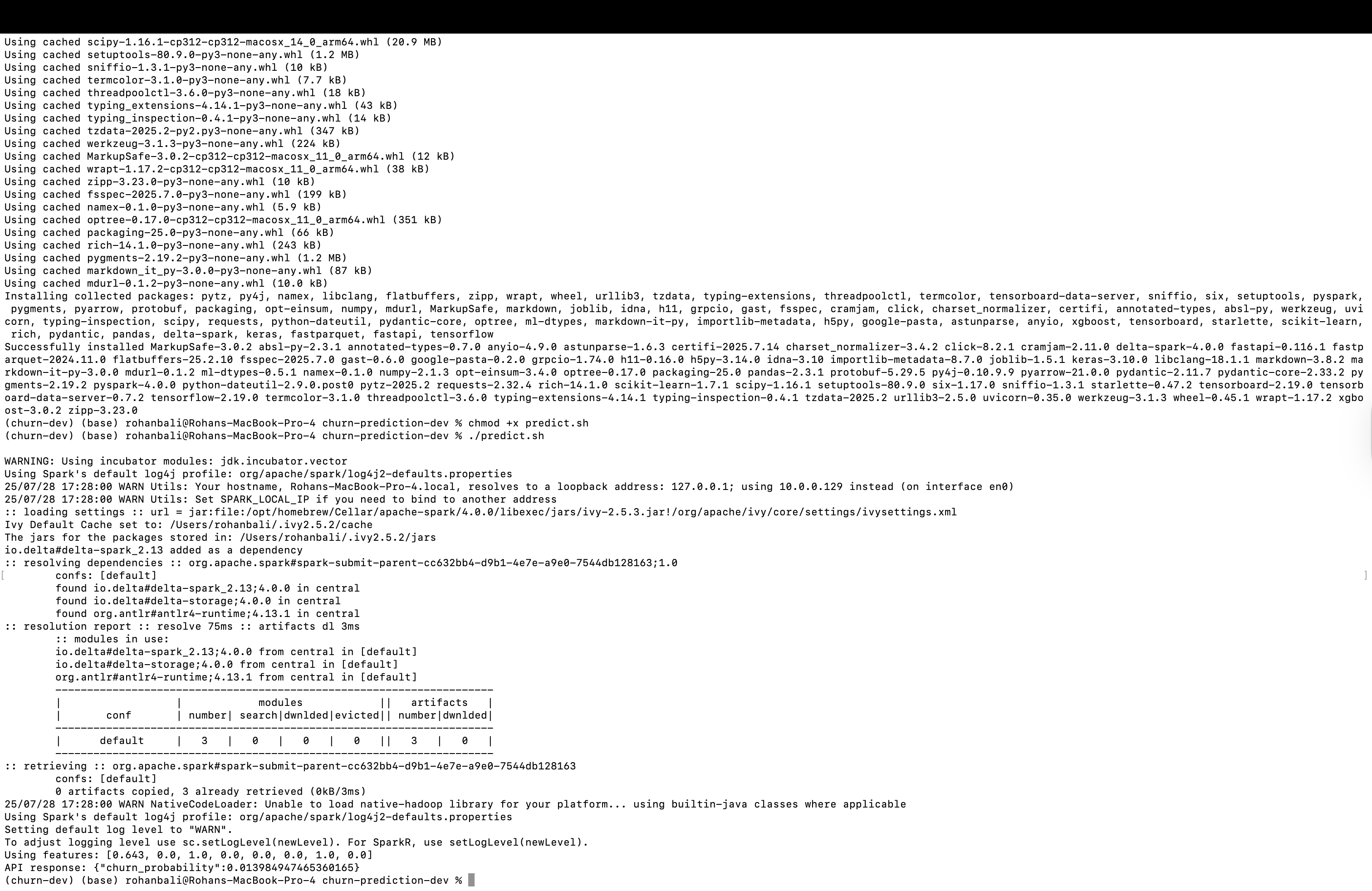 Customer Churn Prediction System